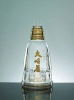 Highgrade transparancy crystal like chinese alcohol glass bottle