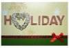 Holiday greeting card with good quality