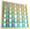 Hologram adhesive sticker