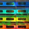 Hologram labels sheet