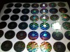 Hologram round shaped Labels