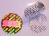 Hologram security stick labels