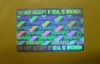 Hologram sticker