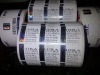 Holographic Paper Labels with printing