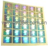 Holographic sticker anti-counterfeiting