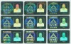 Holographic stickers with identification photo.