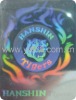 Holographic transparent anti-counterfeiting label