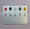 Hot color PVC printing plate