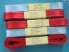 Hot sale Solid satin ribbon with sliver sides
