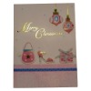 Hot stamping greeting card for christmas