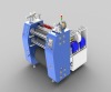 Hot stamping ribbon slitting machine