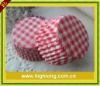 Houndstooth baking cups,pink colour