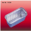 Household aluminium foil container for taking food