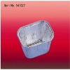 Household aluminium foil container for taking food