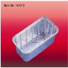 Household aluminium foil container for taking food