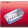 Household aluminium foil container for taking food