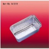 Household aluminium foil container for taking food