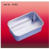 Household aluminum foil container for taking food