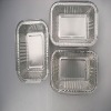 Household aluminum foil takeaway container