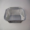 Household cooking aluminium foil container