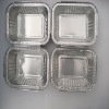 Household cooking aluminium foil container