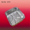 Household kitchen food oblong aluminium foil container pie pizza baking pan