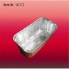 Household kitchen food oblong aluminium foil container pie pizza baking pan