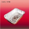 Household kitchen food oblong aluminum foil container pie pizza baking pan