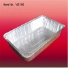 Household kitchen food oblong aluminum foil container pie pizza baking pan