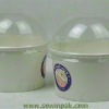 Ice cream cups with dome lids