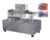 Ice lolly filling and sealing machinery