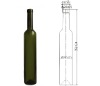 Ice wine bottle 375ml glass bottle (K)