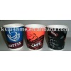 Insulated hot paper cup with double wall