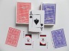 Jumbo size 100% new plastic playing cards