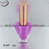 K-047 heart shape glass nail polish  bottle