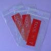 LDPE zip-lock bag with printing