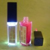 LED lip gloss wand container with mirror