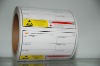 Label printing company-permanent adhesive sticker labels