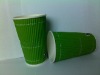 Latest green drinking paper cup