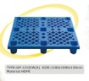 Light Duty Single Face Blue Plastic Pallet 100% virgin HDPE