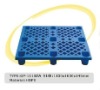 Light Duty Single Faced Plastic Pallet with 4-way entry