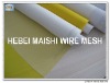 Low elongation screen printing mesh