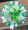 Lucky Clover printing mix korker ribbon 2012 new hair accessories