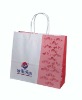 Machine made foldable shopping bag