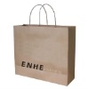 Machine made handled shopping bag