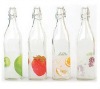 Machinemade glass bottles for fruit storage-square