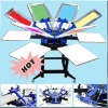 Manual Six Color Silk Screen Printer for T-shirt