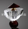 Mashroom shape crystal cosmetic bottle