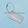 Metal luggage tag