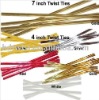 Metallic twist ties/Cut twist ties